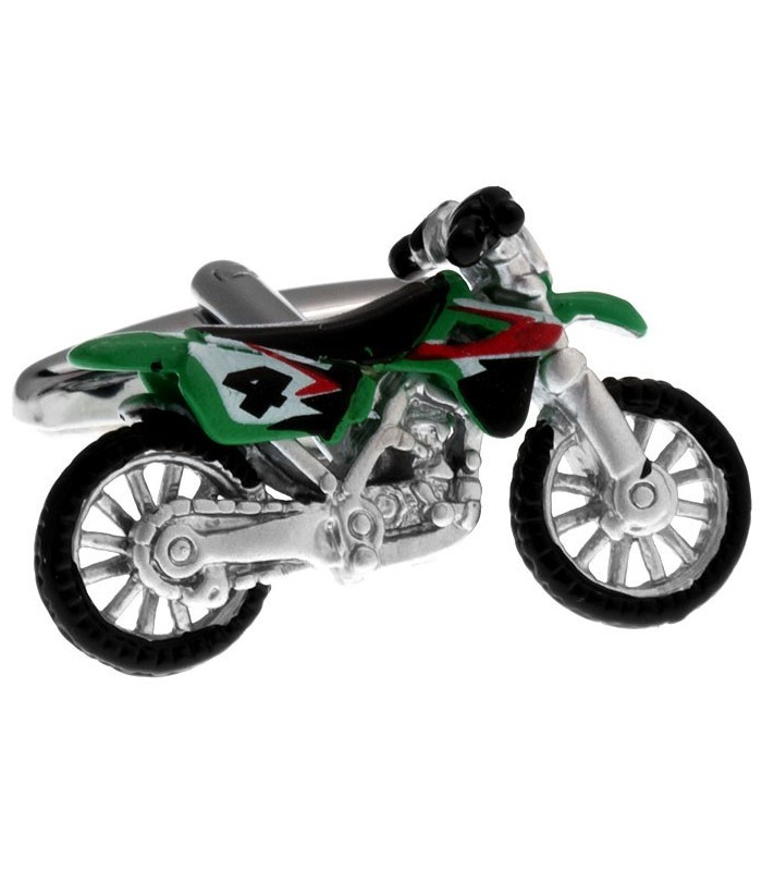 Gemelos Moto de Motocross Verde