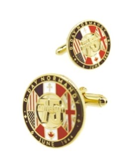 Gemelos para Camisa 75th Desembarco Normandia 20mm