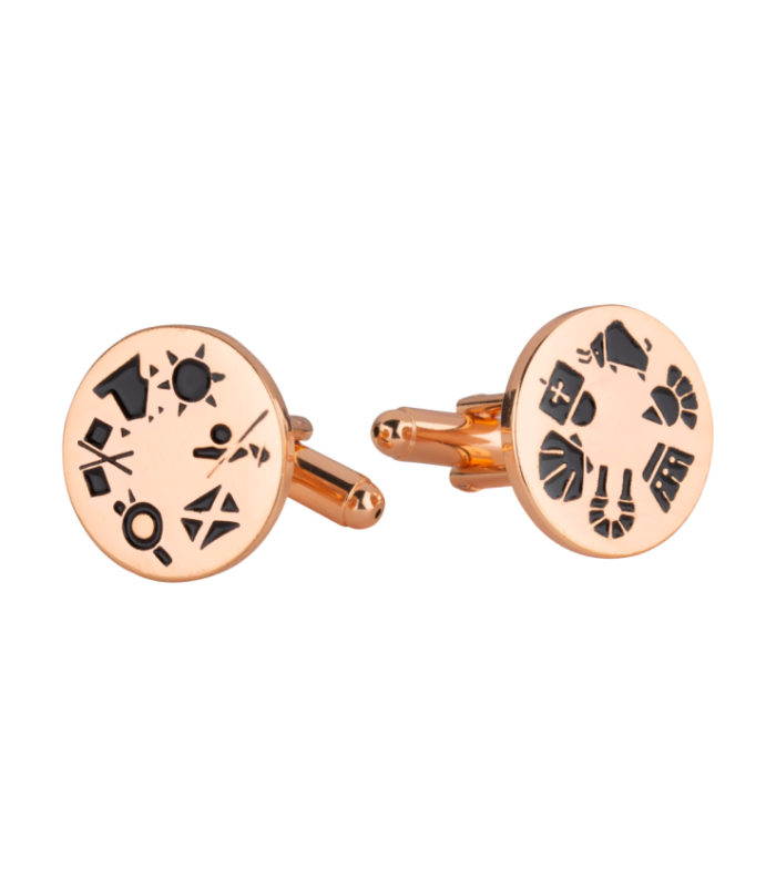 Gemelos para Camisa ALMAHISPANIA 6+6 Rose 18mm