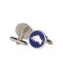 Gemelos para Camisa ALMAHISPANIA Bisonte Esmaltado Azul 18mm