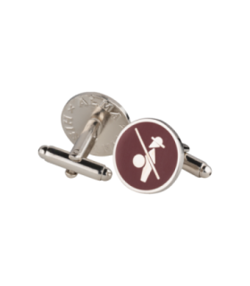 Gemelos para Camisa ALMAHISPANIA Quijote Esmaltado Rojo 18mm