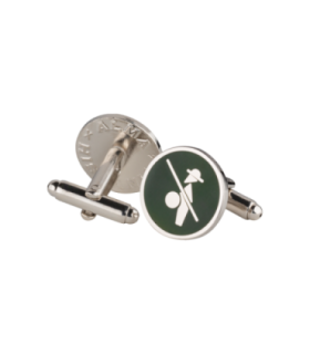 Gemelos para Camisa ALMAHISPANIA Quijote Esmaltado Verde 18mm