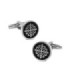 Gemelos para camisa Amaya Arzuaga Bañados en Plata de Ley