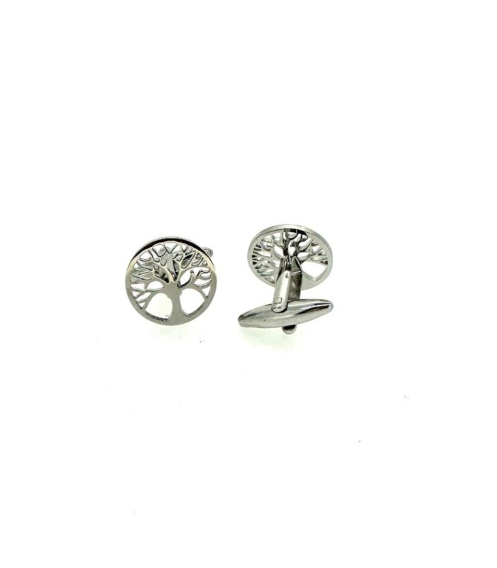 Gemelos para Camisa Arbol de la vida Inox 18mm