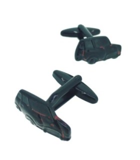 Gemelos para Camisa Automóvil Mini Negro