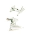 Gemelos para camisa Avion de Papel Acero