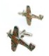 Gemelos para Camisa Avión Hurricane WWII