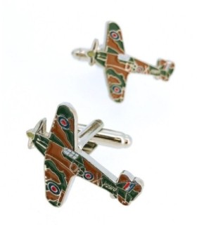 Gemelos para Camisa Avión Hurricane WWII