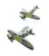 Gemelos para Camisa Avión Spitfire WWII