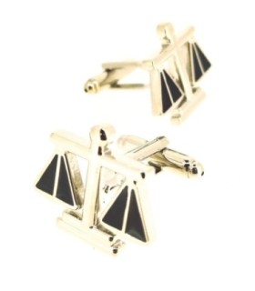 Gemelos para Camisa Balanza Justicia 18mm