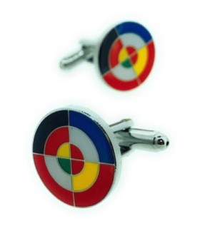 Gemelos para Camisa Bandera Escarapela Eurofighter