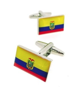 Gemelos para Camisa Bandera Nacional de la República del Ecuador