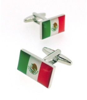 Gemelos para Camisa Bandera Nacional de los Estados Unidos Mexicanos México