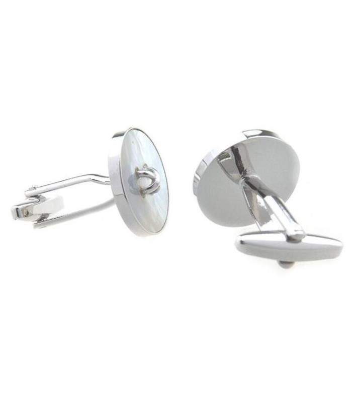 Gemelos para camisa Botón Nacar Wedding
