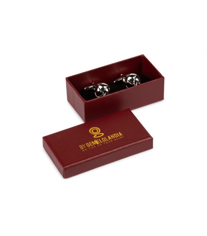 Gemelos para Camisa Boxeador Acero Negro