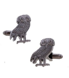Gemelos para camisa Búho de la Sabiduría de Atenea