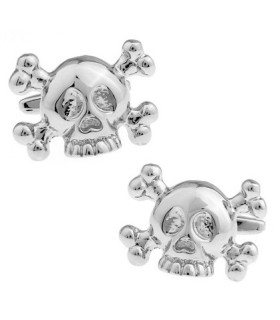 Gemelos para camisa Calavera