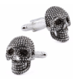 Gemelos para camisa Calavera Black and Steel Dotted