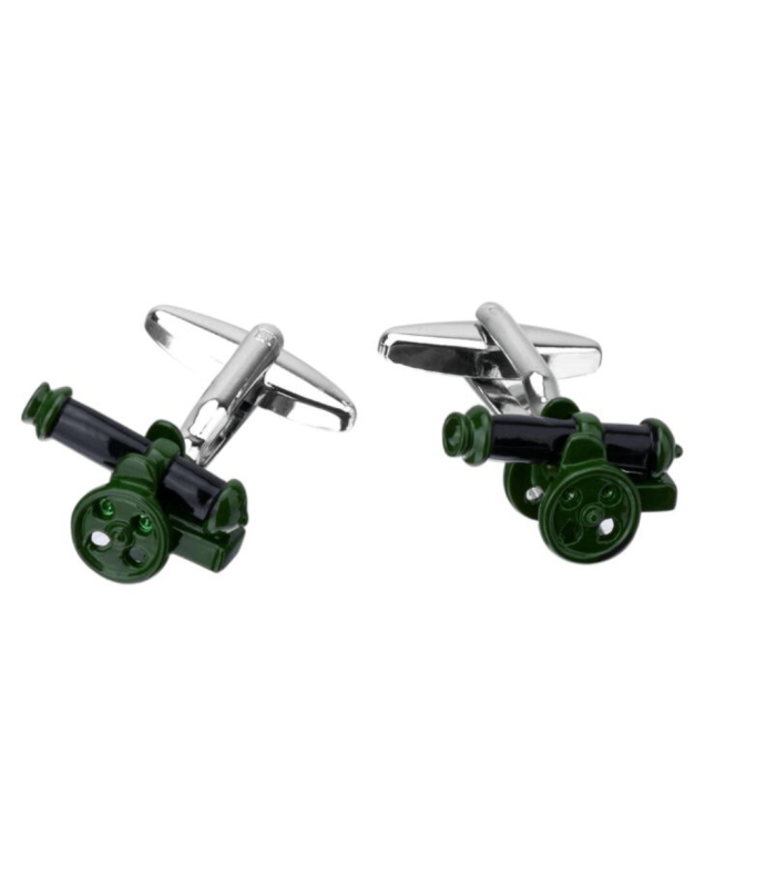 Gemelos para camisa cañon Siglo XVIII 3D