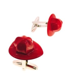 Gemelos para Camisa Casco de Bombero 3D