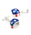 Gemelos para Camisa Casco de Moto USA Barras y Estrellas