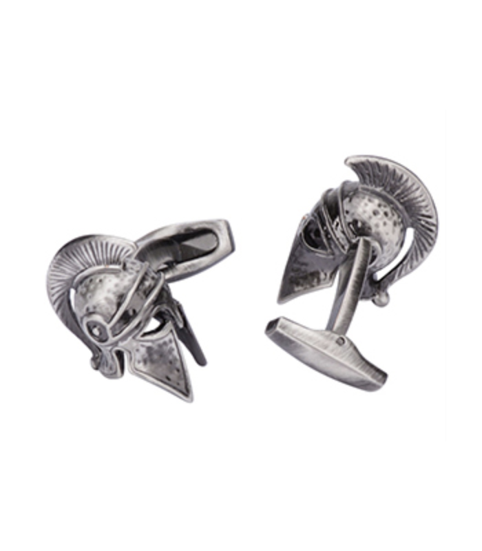 Gemelos para Camisa Casco Griego 3D