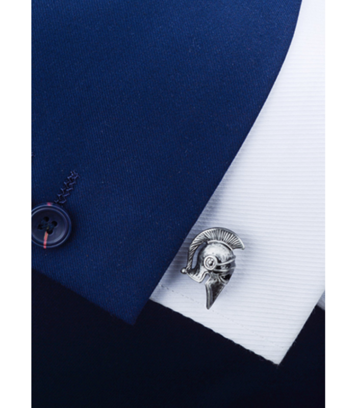 Gemelos para Camisa Casco Griego 3D