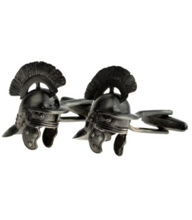 Gemelos para camisa Casco Romano Acero