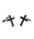 Gemelos para Camisa Cruz Cristiana Negra