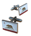 Gemelos para Camisa de la Bandera de California Republic