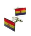 Gemelos para camisa de la Bandera de la II República Española
