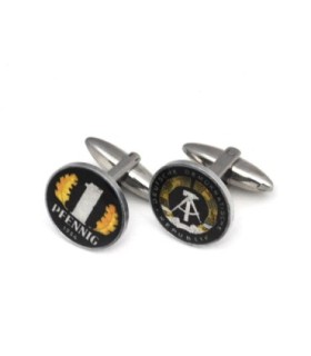 Gemelos para Camisa de Moneda RDA Alemania DDR Germany Cufflinks