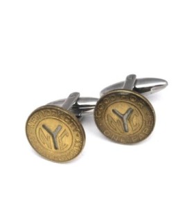 Gemelos para Camisa de Moneda Token Metro New York