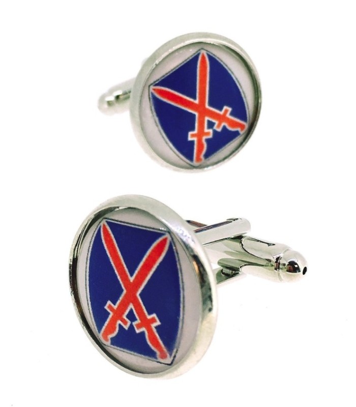 Gemelos para Camisa Décima División de Infantería de los Estados Unidos