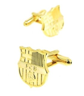 Gemelos para Camisa del FC. Barcelona Dorado
