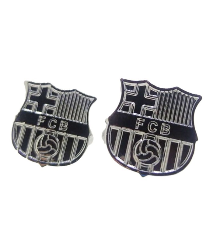 Gemelos para Camisa del FC. Barcelona Plateado
