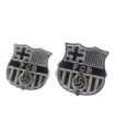 Gemelos para Camisa del FC. Barcelona Plateado