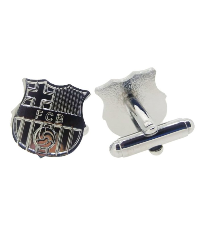 Gemelos para Camisa del FC. Barcelona Plateado