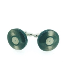 Gemelos para Camisa Disco de Vinilo