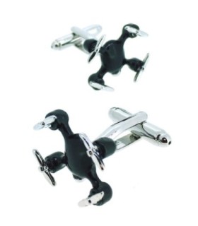 Gemelos para Camisa Dron Volador