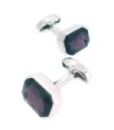 Gemelos para Camisa Elegant Purple Wedding Stone