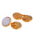 Gemelos para camisa Elegant White Nacar Golden Chain
