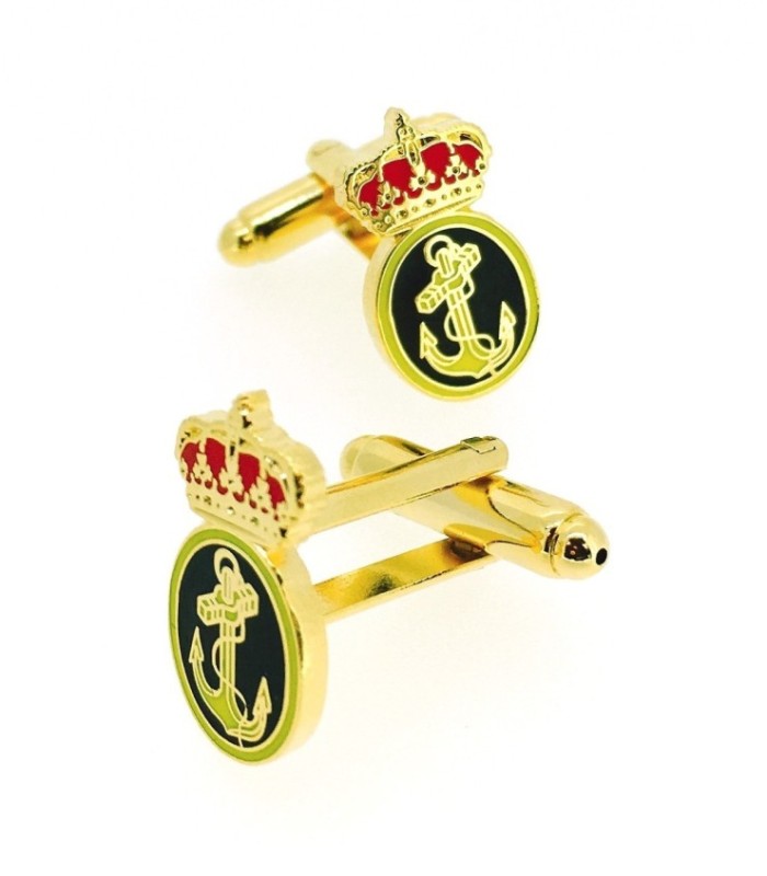Gemelos para Camisa Emblema Armada Española