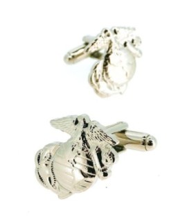 Gemelos para Camisa Emblema de los US Marines Acero