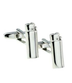 Gemelos para camisa Encendedor Mechero Acero 3D