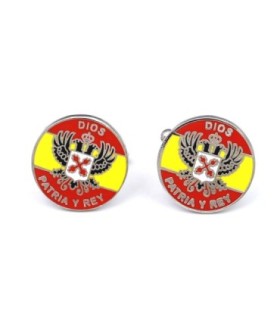 Gemelos para Camisa Escarapela Carlista Requete