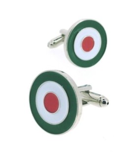 Gemelos para camisa Escarapela Italiana Mod colores de Italia