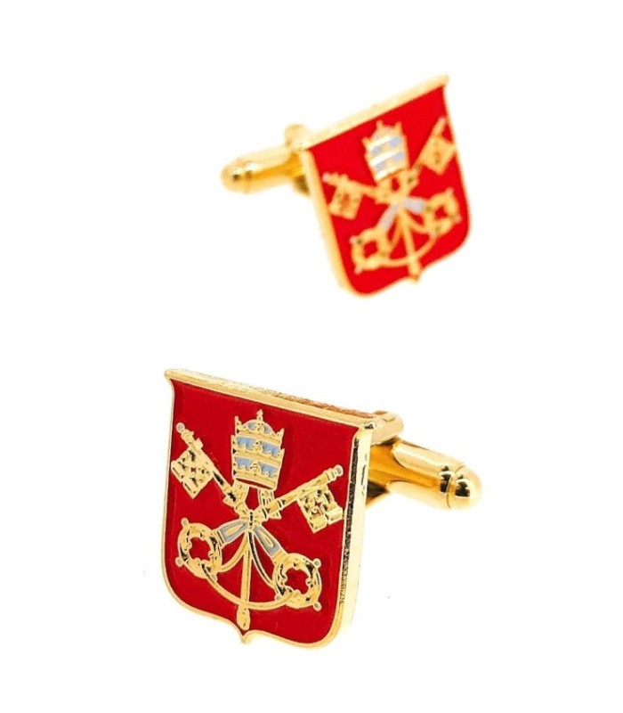 Gemelos para Camisa Escudo de la Santa Sede Vaticano