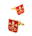 Gemelos para Camisa Escudo de la Santa Sede Vaticano