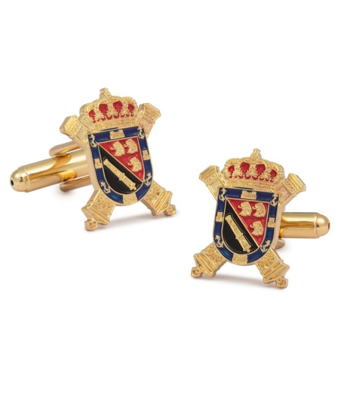 Gemelos para Camisa Escudo del RAC 93 Tenerife - 16x20mm